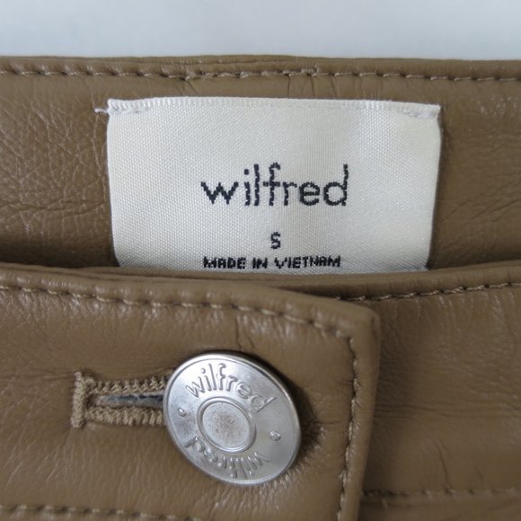 Wilfred Melina Cropped Vegan Leather Pant Size 6 - Picture 10 of 13